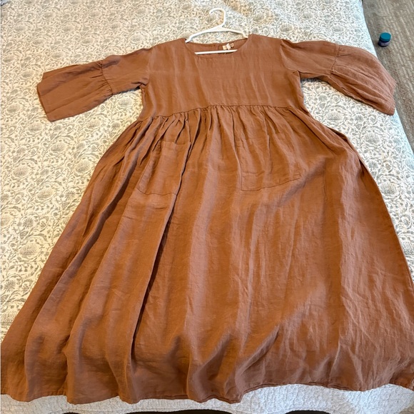 The Simple Folk Sage Dress in Cinnamon NWT - Picture 3 of 5